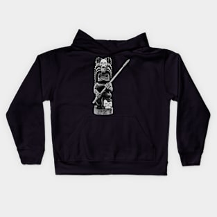 Skull Hunter Tiki Kids Hoodie